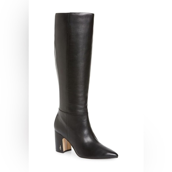 Sam Edelman Women’s Knee-High Boots, Full Side Zip, Size 6, 3.5” Heel - Picture 1 of 13